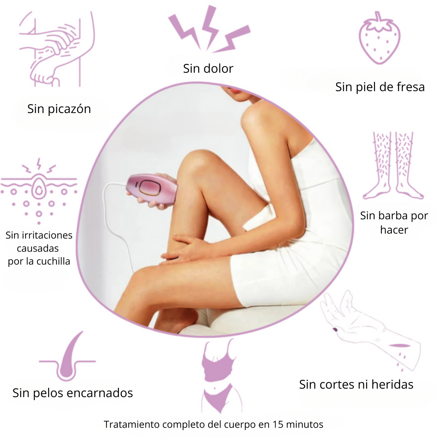 Velvixx Lumélia IPL, elimina el vello de forma definitiva, sin dolor y desde casa