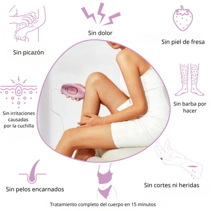 Velvixx Lumélia IPL, elimina el vello de forma definitiva, sin dolor y desde casa