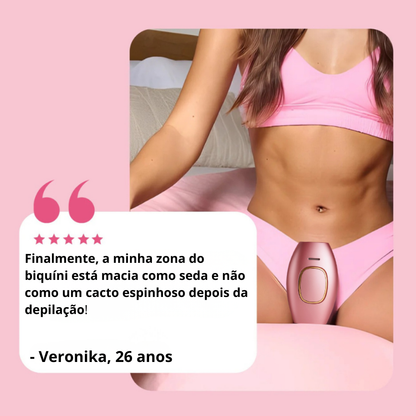 Velvixx Lumélia IPL, elimina os pêlos de forma definitiva, sem dor e em casa